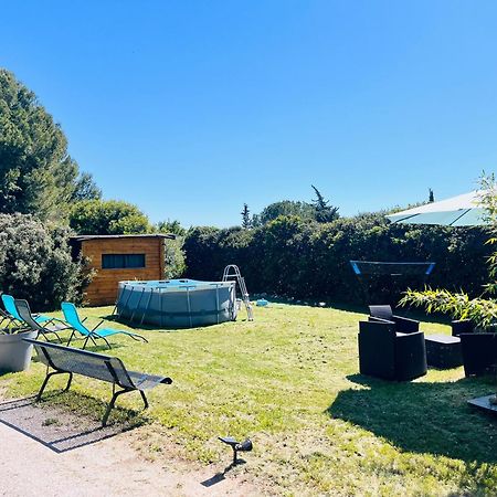 Location T3 Jardin Avec Piscine Villa Meze Exterior photo